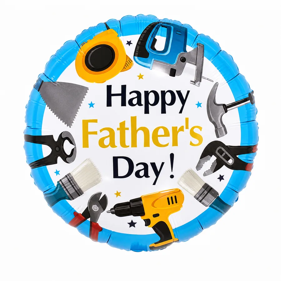 Happy Father's Day Tools balloon