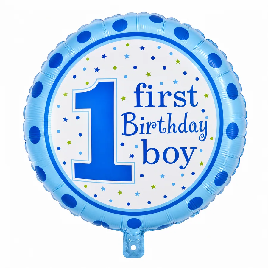 First Birthday Boy balloon