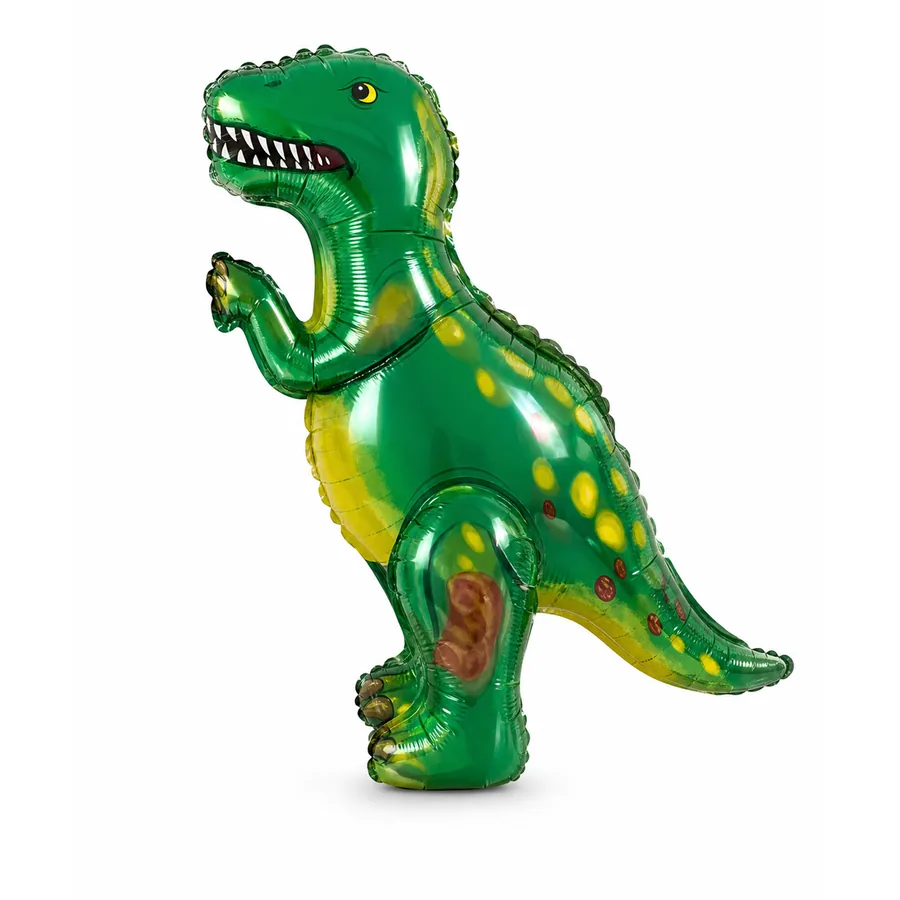 Green T. Rex balloon