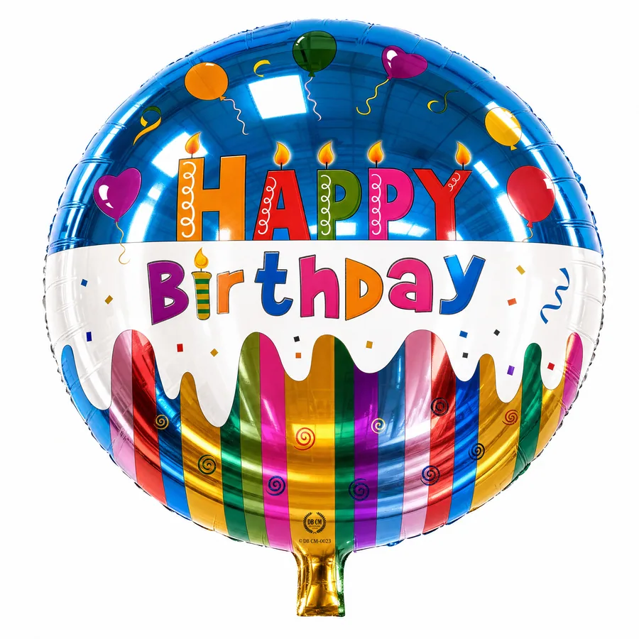Happy Birthday Candles balloon