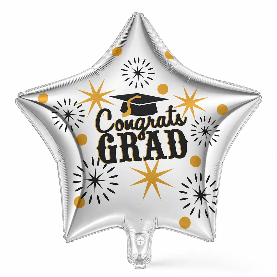 Congrats Grad Star balloon
