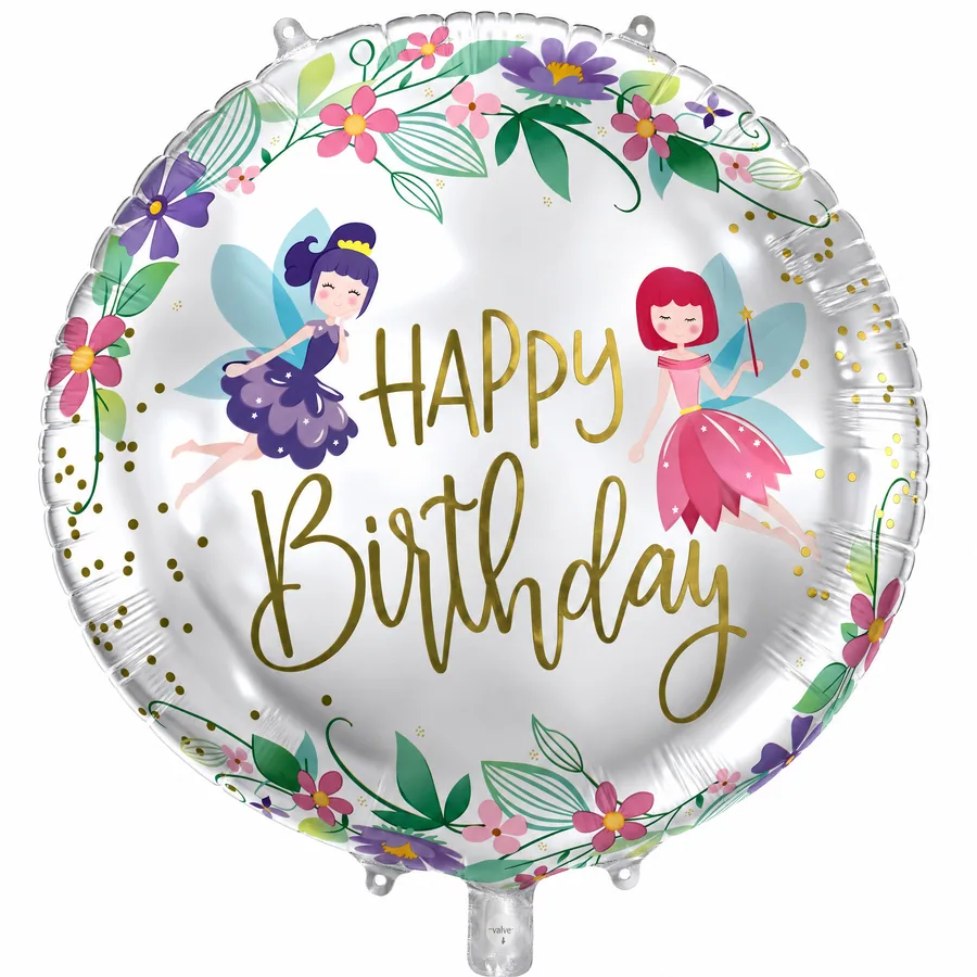 Happy Birthday Fairies balloon