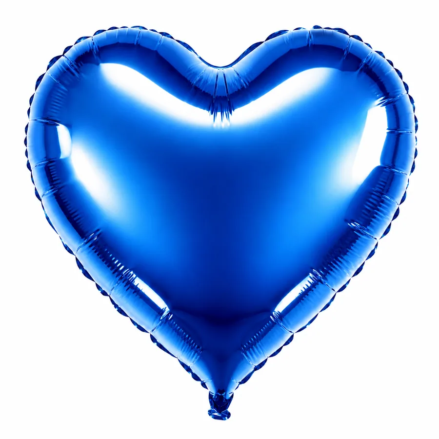 Blue Heart balloon