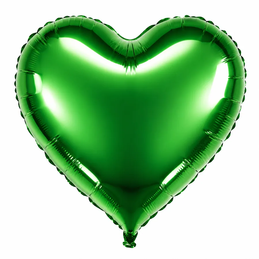 Green Heart balloon
