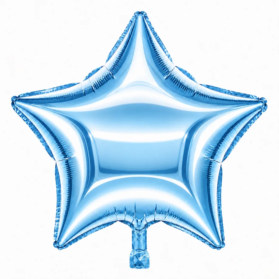 Light Blue Star balloon