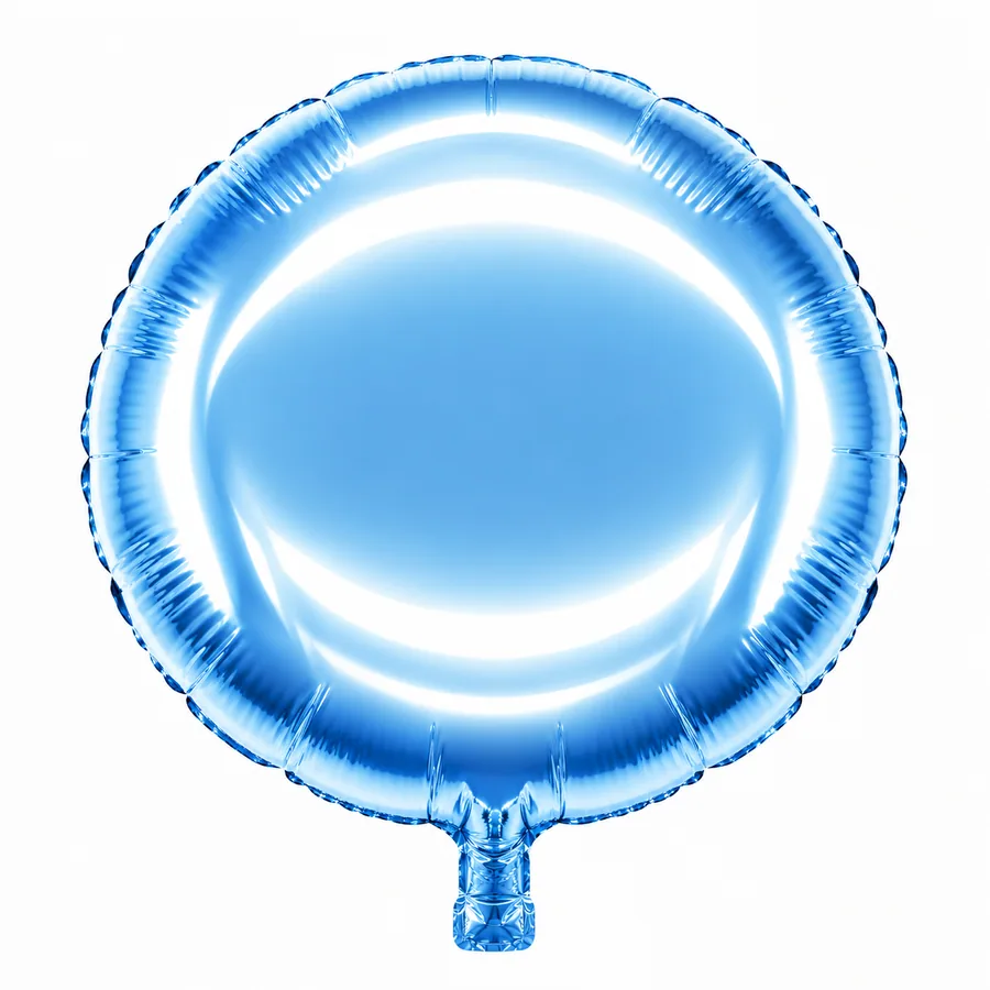 Light Blue Circle balloon