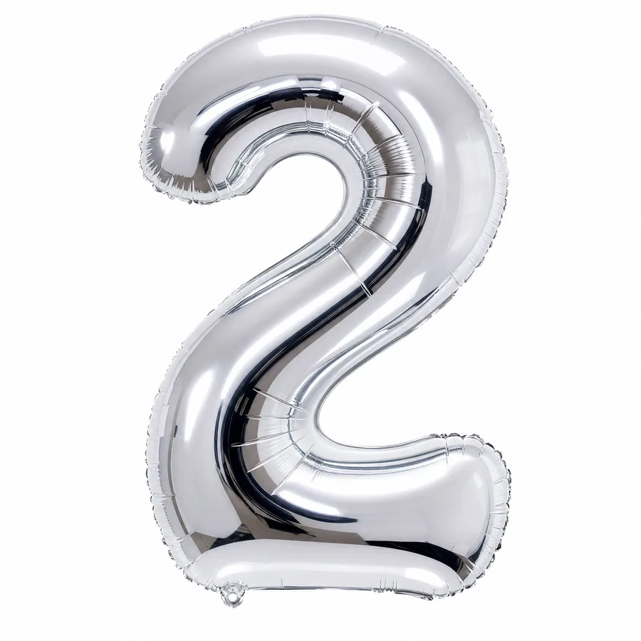 Chrome Number 2 balloon