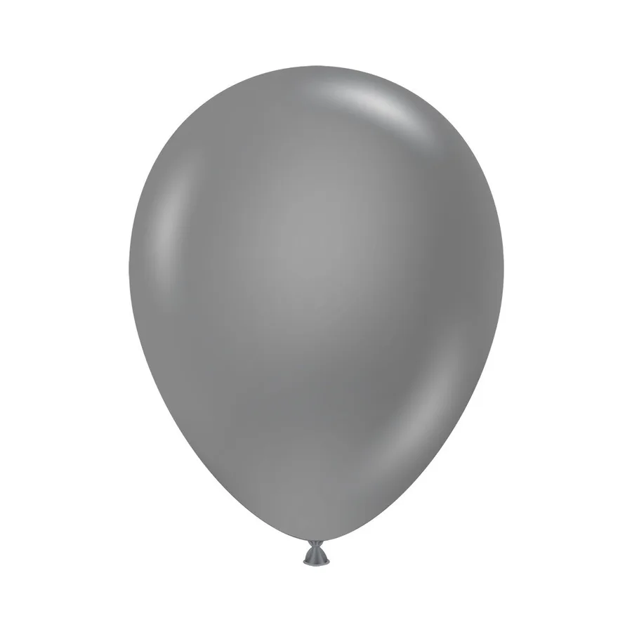 Metallic Silver Latex balloon